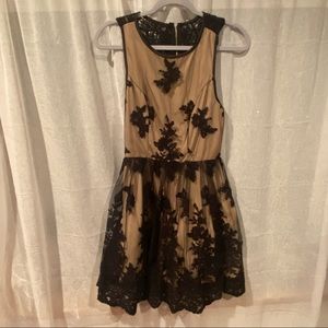 Nude & Black Trixxi Dress